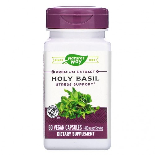 Nature's Way, Holy Basil, 450 mg, 60 Vegan Capsules