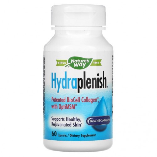 Nature's Way, Hydraplenish, OptiMSM 함유 특허받은 Biocell Collagen, 캡슐 60정