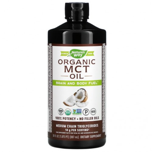 Nature's Way, 유기농 MCT 오일, 887ml(30fl oz)