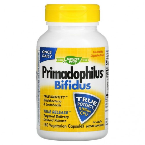 Nature's Way, Primadophilus 비피더스, 50억 CFU, 베지 캡슐 180정