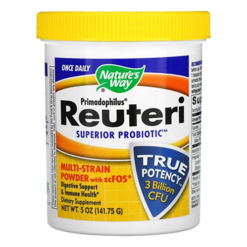Nature's Way, Primadophilus Reuteri,우수한 프로바이오틱 파우더, 30억 CFU, 141.75g(5oz)