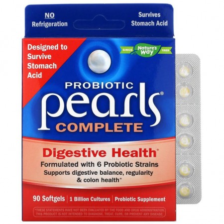 Nature's Way, Probiotic Pearls 컴플리트, 소프트젤 90정