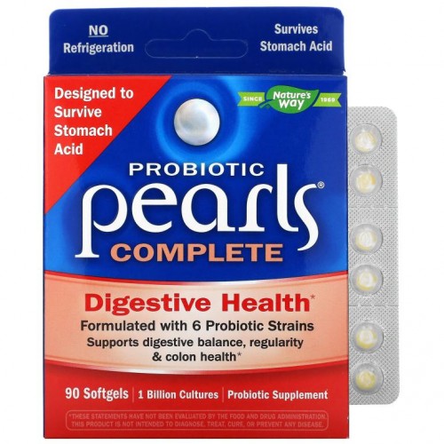 Nature's Way, Probiotic Pearls 컴플리트, 소프트젤 90정