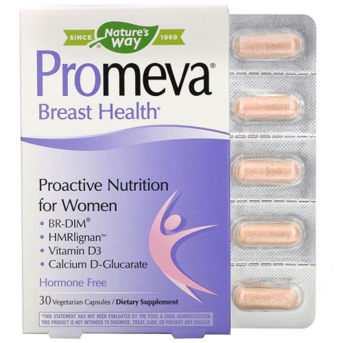 Nature's Way, Promeva, 유방 건강, 베지 캡슐 30정