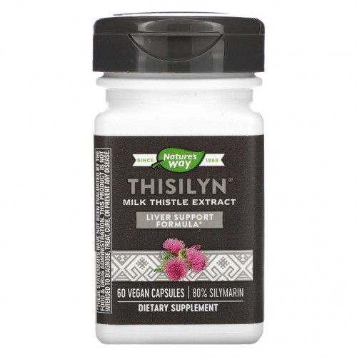 Nature's Way, Thisilyn, 밀크시슬 추출물, 베지 캡슐 60정