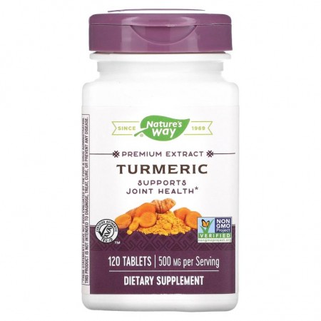 Nature's Way, Turmeric, 500 mg, 120 Tablets