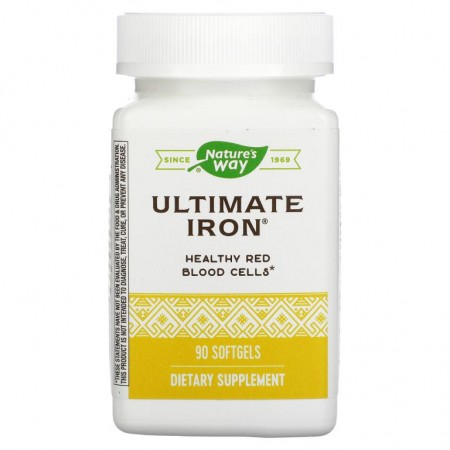 Nature's Way, Ultimate Iron, 소프트젤 90정