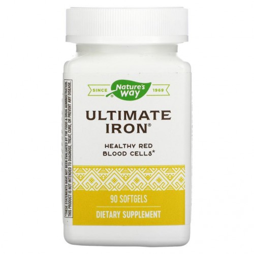 Nature's Way, Ultimate Iron, 소프트젤 90정