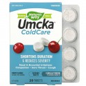 Nature's Way, Umcka, ColdCare, 체리, 츄어블 20정