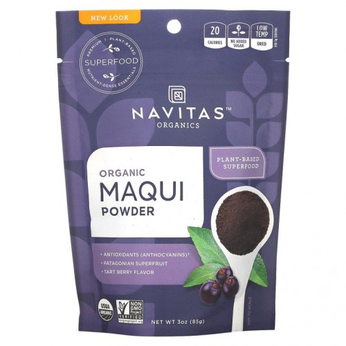 Navitas Organics, 유기농 마키 파우더, 타르트 베리, 85g(3oz)