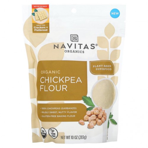 Navitas Organics, 유기농 병아리콩가루, 283g(10oz)