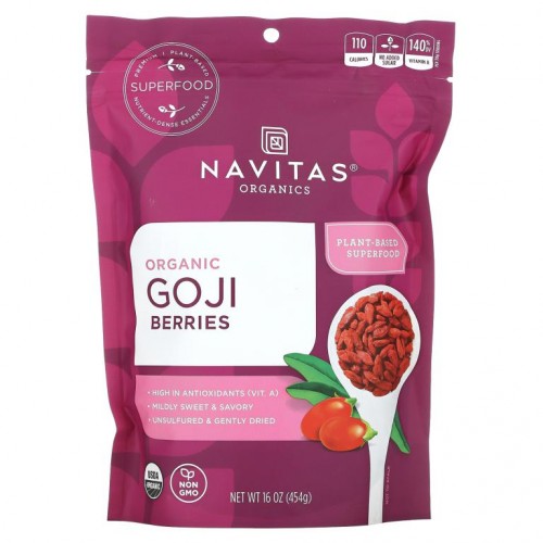 Navitas Organics, 유기농 구기자 열매, 454g(16oz)