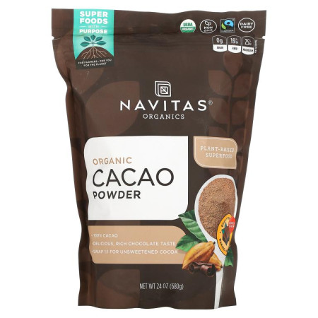Navitas Organics, 유기농 카카오 분말, 680g(24oz)