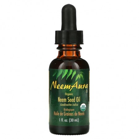 NeemAura, 님 씨앗 오일, 1액량 온스(30 ml)