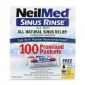 NeilMed, Sinus Rinse, 100% 천연 성분 부비강 안정제, 프리믹스 100팩