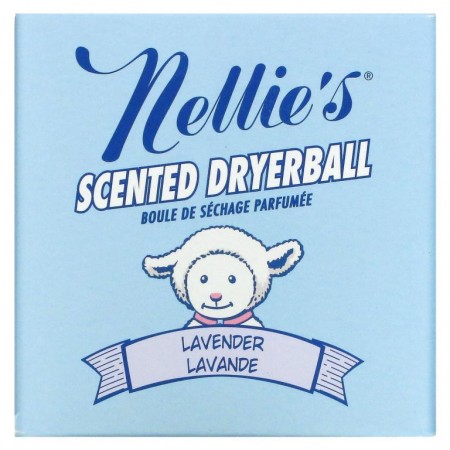 Nellie's, 향이 나는 드라이어볼, 라벤더, 1개