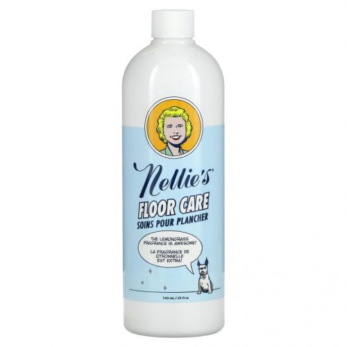 Nellie's, 바닥 청소, 레몬그라스, 740ml(25fl oz)