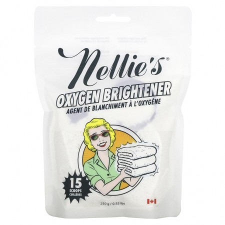 Nellie's, 산소 표백제, 15스쿱, 250g(0.55lbs)