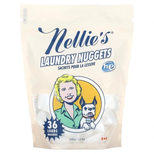 Nellie's, All Natural, 론드리 너겟, 36개입, 500g(1.13lbs)