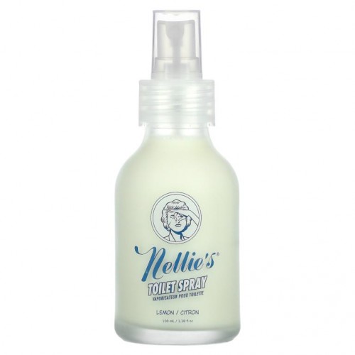 Nellie's, Toilet Spray, Lemon, 3.38 fl oz ( 100 ml)