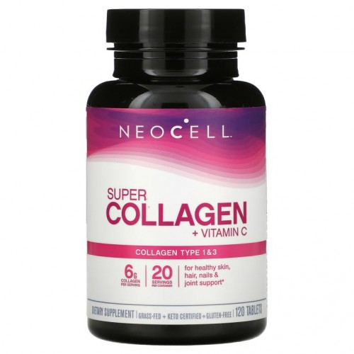 NeoCell, Super Collagen + C, 120정