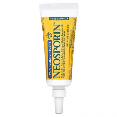 Neosporin, 듀얼 액션 + 진통 연고, 14.2g(0.5oz)