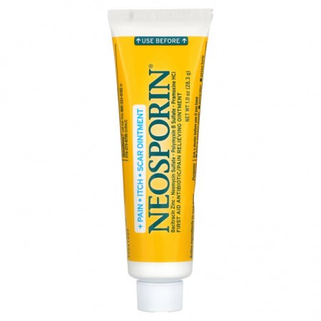 Neosporin, 통증 + 가려움증 + 흉터 연고, 28.3g(1.0oz)