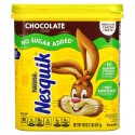 Nesquik, Nestle 파우더, 초콜릿 맛, 무설탕, 453.5g(16oz)