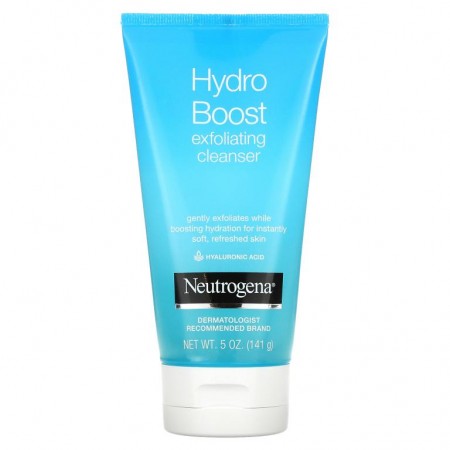 Neutrogena, 하이드로 부스트, 익스폴리에이팅 클렌저, 141g(5oz)