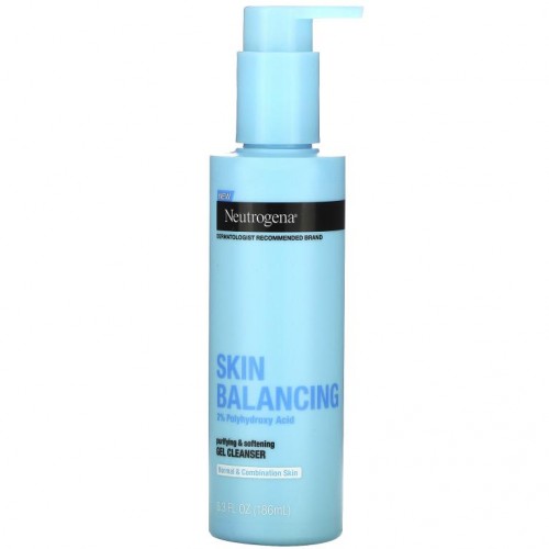 Neutrogena, 스킨 밸런싱 젤 클렌저, 186ml(6.3fl oz)