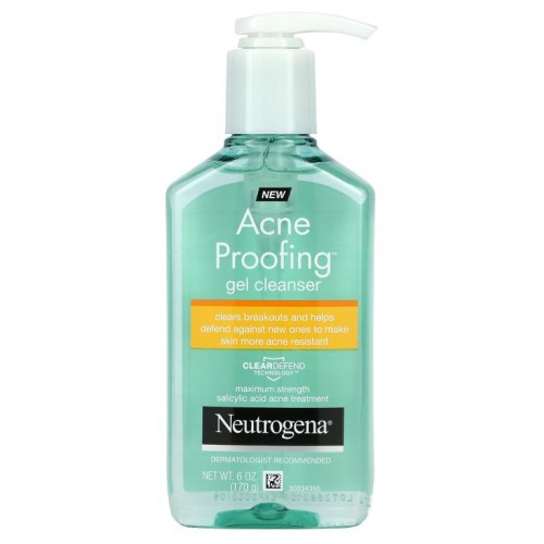 Neutrogena, Acne Proofing, 젤 클렌저, 170g(6oz)