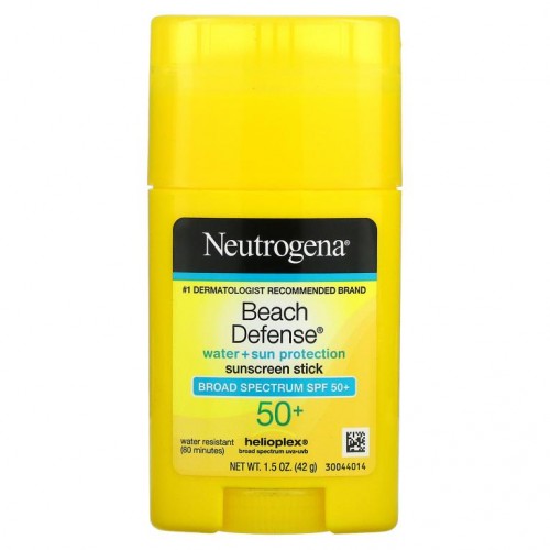 Neutrogena, Beach Defense, 스틱 선스크린, SPF 50+, 1.5 oz (42 g)