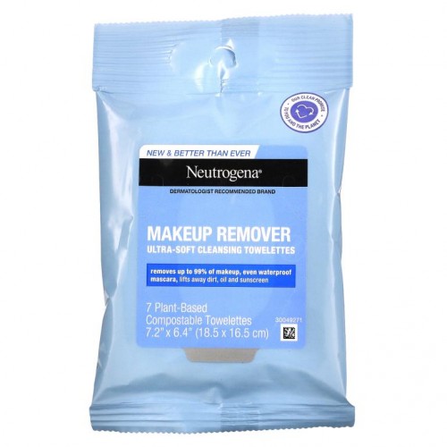 Neutrogena, Makeup Remover Cleansing Towelettes, 7 Pre-Moistened Towelettes