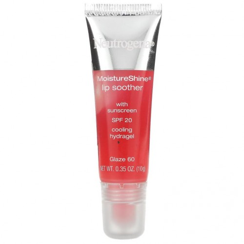 Neutrogena, MoistureShine Lip Soother, SPF 20, Glaze, 0.35 oz (10 g)