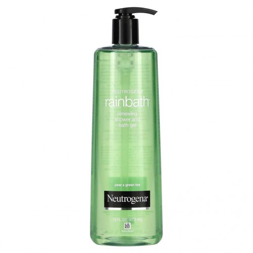 Neutrogena, Rainbath, 리뉴잉 샤워 앤 배스 젤, 배 & 녹차, 473ml(16fl oz)