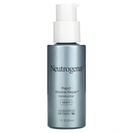 Neutrogena, Rapid Wrinkle Repair, 모이스처라이저, 나이트, 29ml(1fl oz)