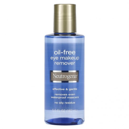 Neutrogena, 오일 프리 아이 메이크업 리무버, 5.5 fl oz (162 ml)