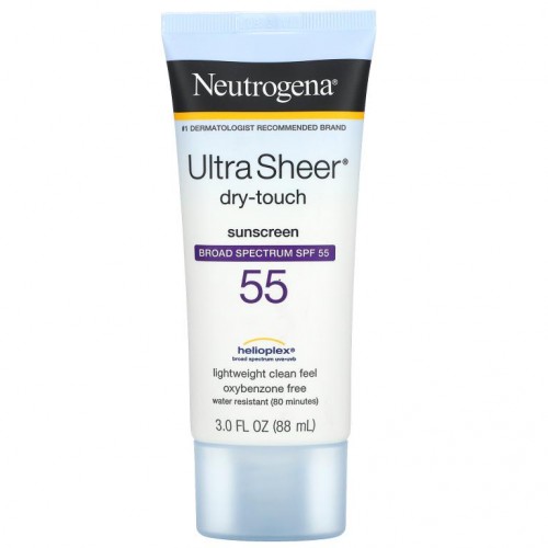Neutrogena, 울트라 쉬어 드라이 터치 썬 스크린, SPF 55, 3.0fl oz(88 ㎖)