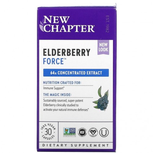 New Chapter, 엘더베리 포스, 30 식물성 캡슐