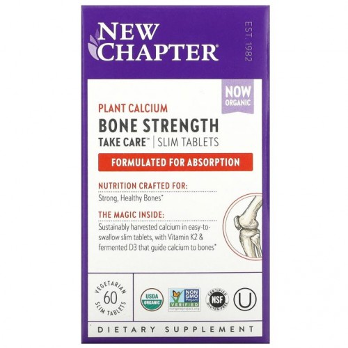 New Chapter, Bone Strength Take Care, 슬림 베지 정제 60정