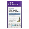 New Chapter, One Daily Every Man 종합비타민, 55세 이상, 베지 정제 72정