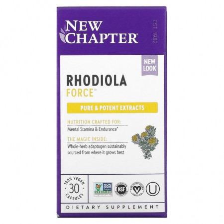 New Chapter, Rhodiola Force, 베지 캡슐 30정