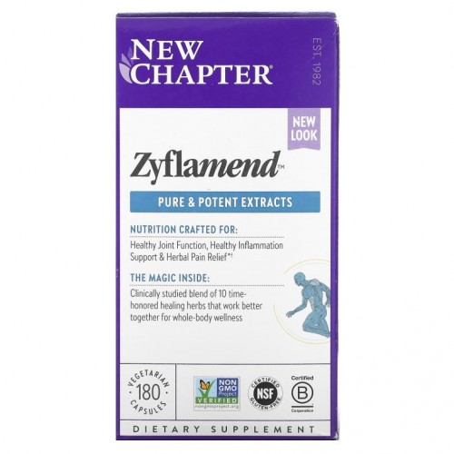 New Chapter, Zyflamend, 베지 캡슐 180정