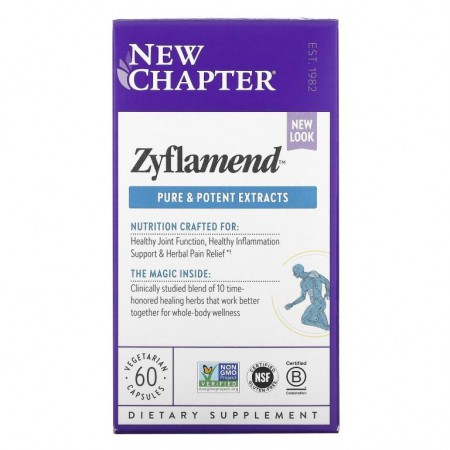 New Chapter, Zyflamend, 베지 캡슐 60정