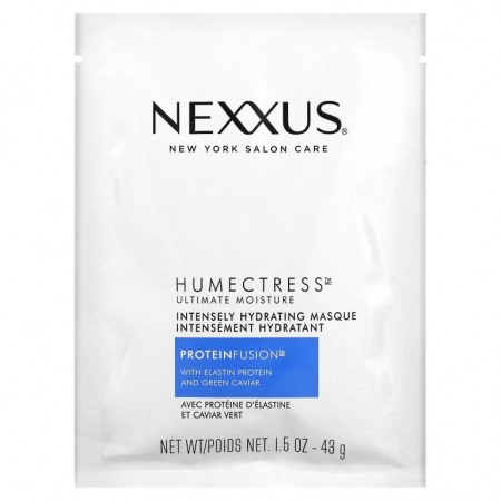 Nexxus, 휴멕트레스 인텐슬리 하이드레이팅 헤어 마스크, 얼티밋 모이스처, 1.5oz(43g)