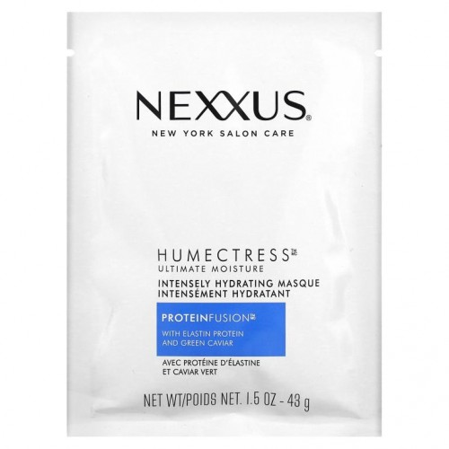 Nexxus, 휴멕트레스 인텐슬리 하이드레이팅 헤어 마스크, 얼티밋 모이스처, 1.5oz(43g)