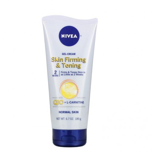 Nivea, Q10 + L-카르니틴 함유 스킨 퍼밍 앤 토닝 젤 크림, 189g(6.7oz)