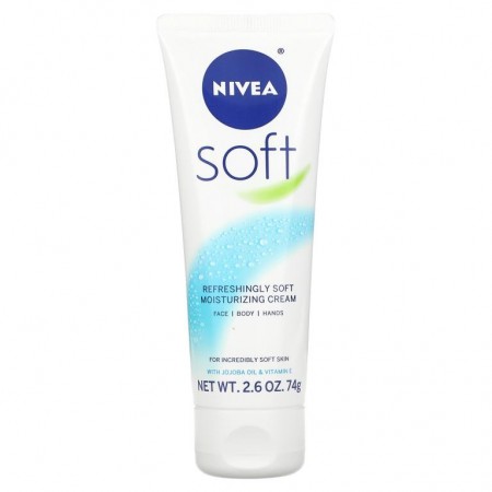 Nivea, 활력을 회복하는 소프트 모이스춰라이징 크림, 2.6 oz (74 g)
