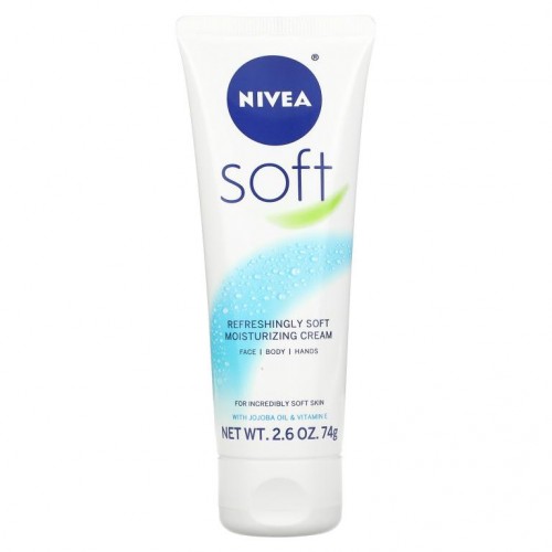 Nivea, 활력을 회복하는 소프트 모이스춰라이징 크림, 2.6 oz (74 g)