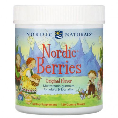 Nordic Naturals, 노르딕 베리, 종합 비타민 구미, 오리지널 풍미, 구미 베리 120 개